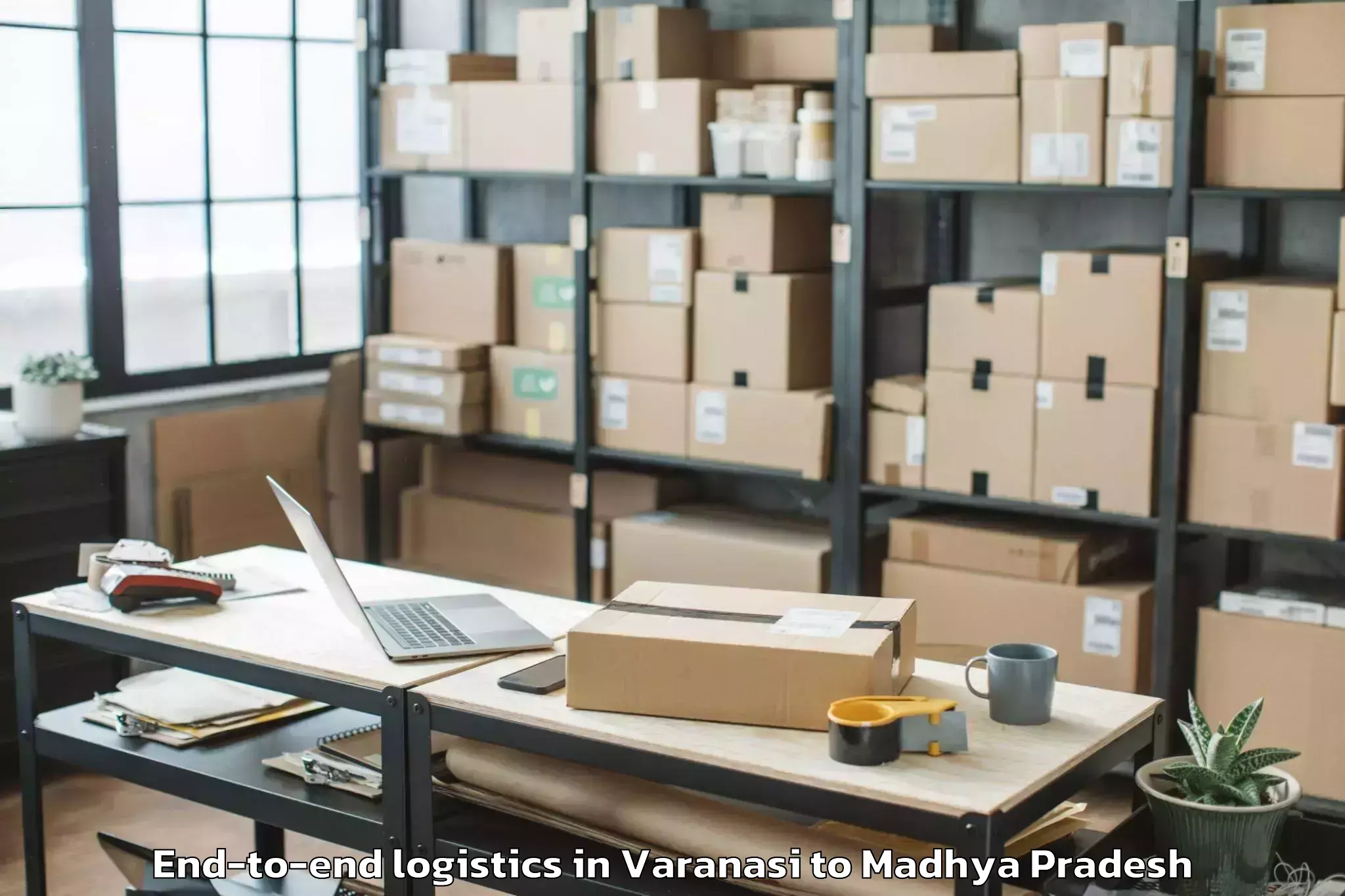 Book Varanasi to Shujalpur End To End Logistics Online